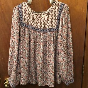 Gap paisley blouse